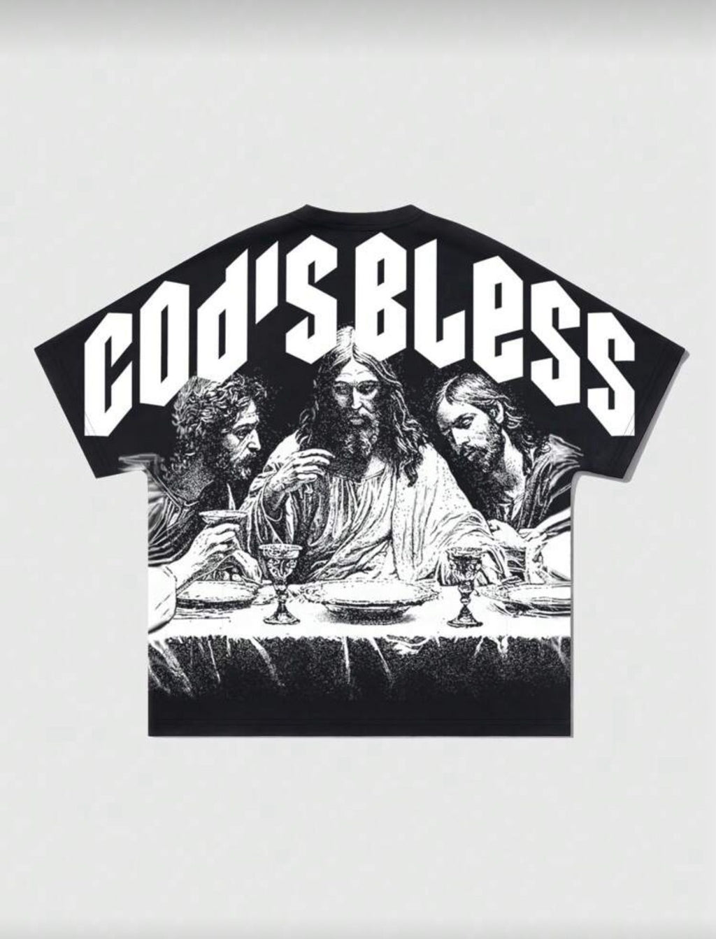 God's Bless Oversized Tshirt