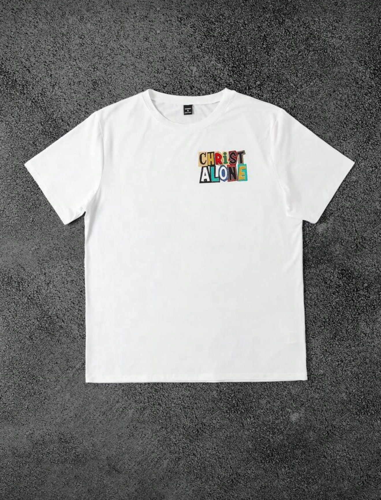 Christ Alone White Tshirt