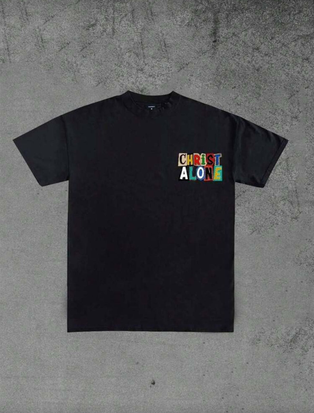 Christ Alone Black Tshirt