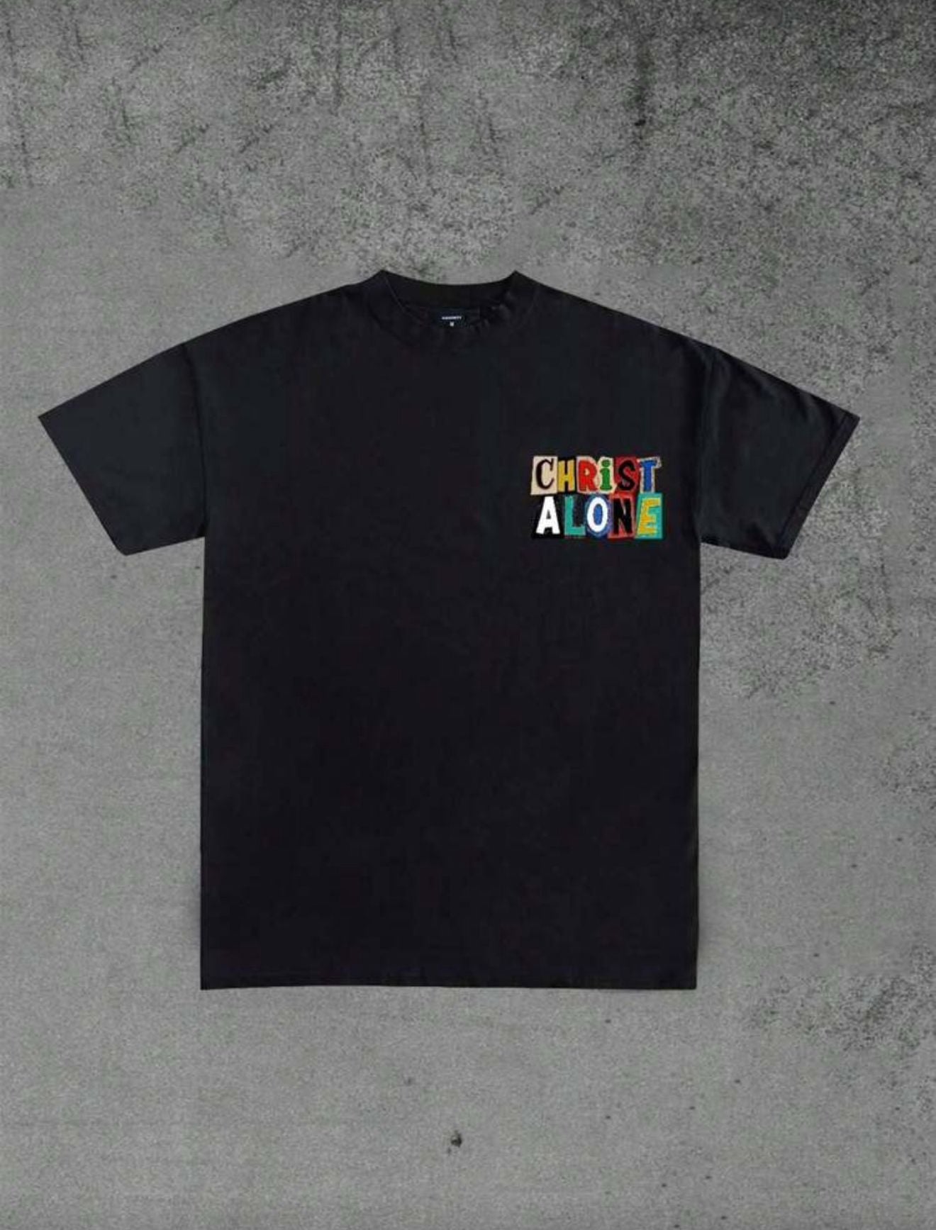 Christ Alone Black Tshirt